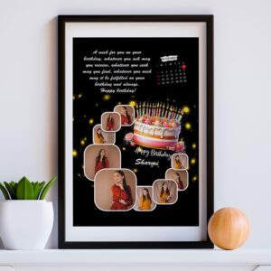 personalized birthday photo frame