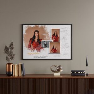 Birthday Photo Frame – 4 Photo Collage Design | CharmcGift